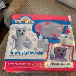 Build A Bear workshop tie - dye bear machine